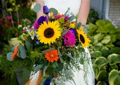 Bridal bouquet, Sunflower