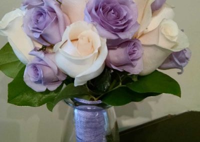 Bridal Bouquet Roses Mauve