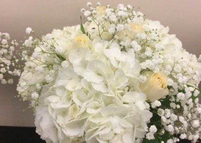 Bridal Bouquet White and Soft Cream Roses